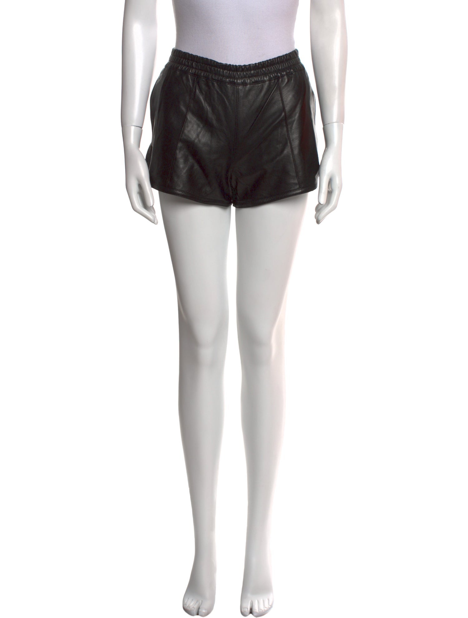 Neil Barrett Leather Mini Shorts w/ Tags