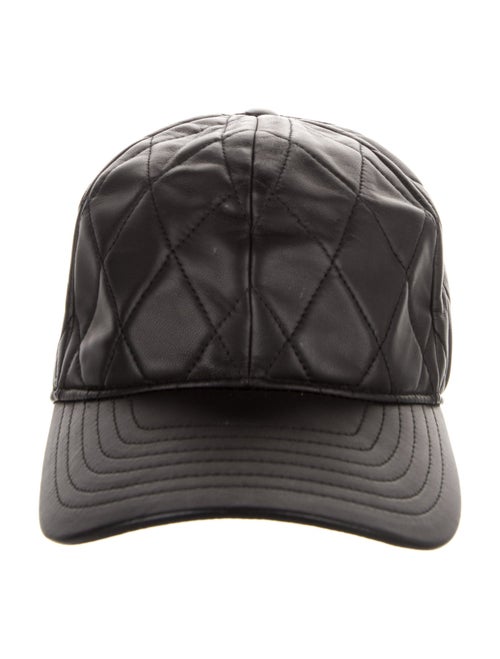 Neil Barrett Lamb Leather Trucker Hat