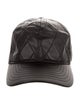Neil Barrett Lamb Leather Trucker Hat