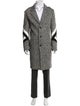 Neil Barrett Striped Overcoat