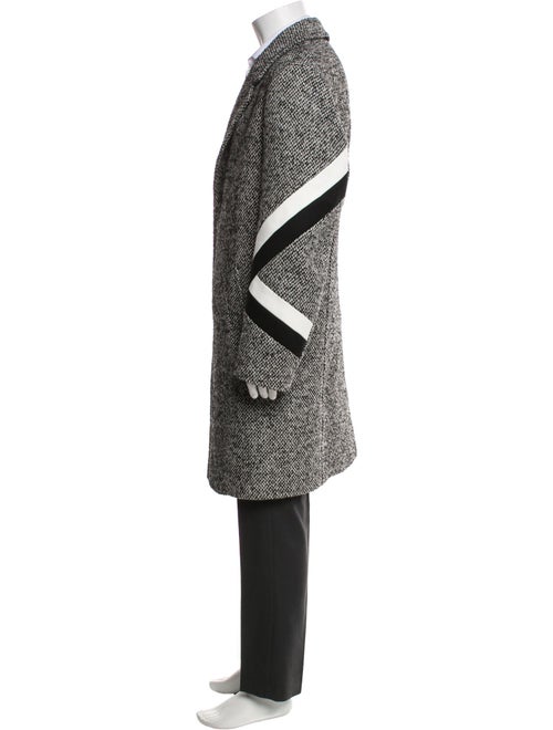 Neil Barrett Striped Overcoat