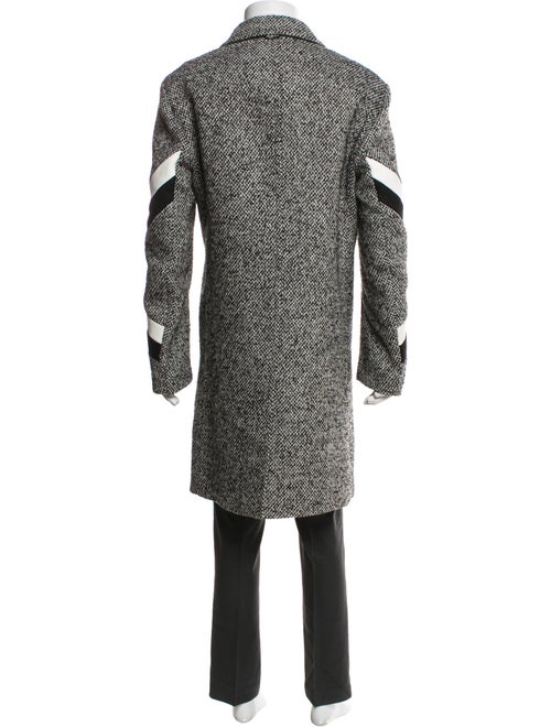 Neil Barrett Striped Overcoat