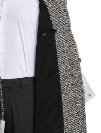 Neil Barrett Striped Overcoat