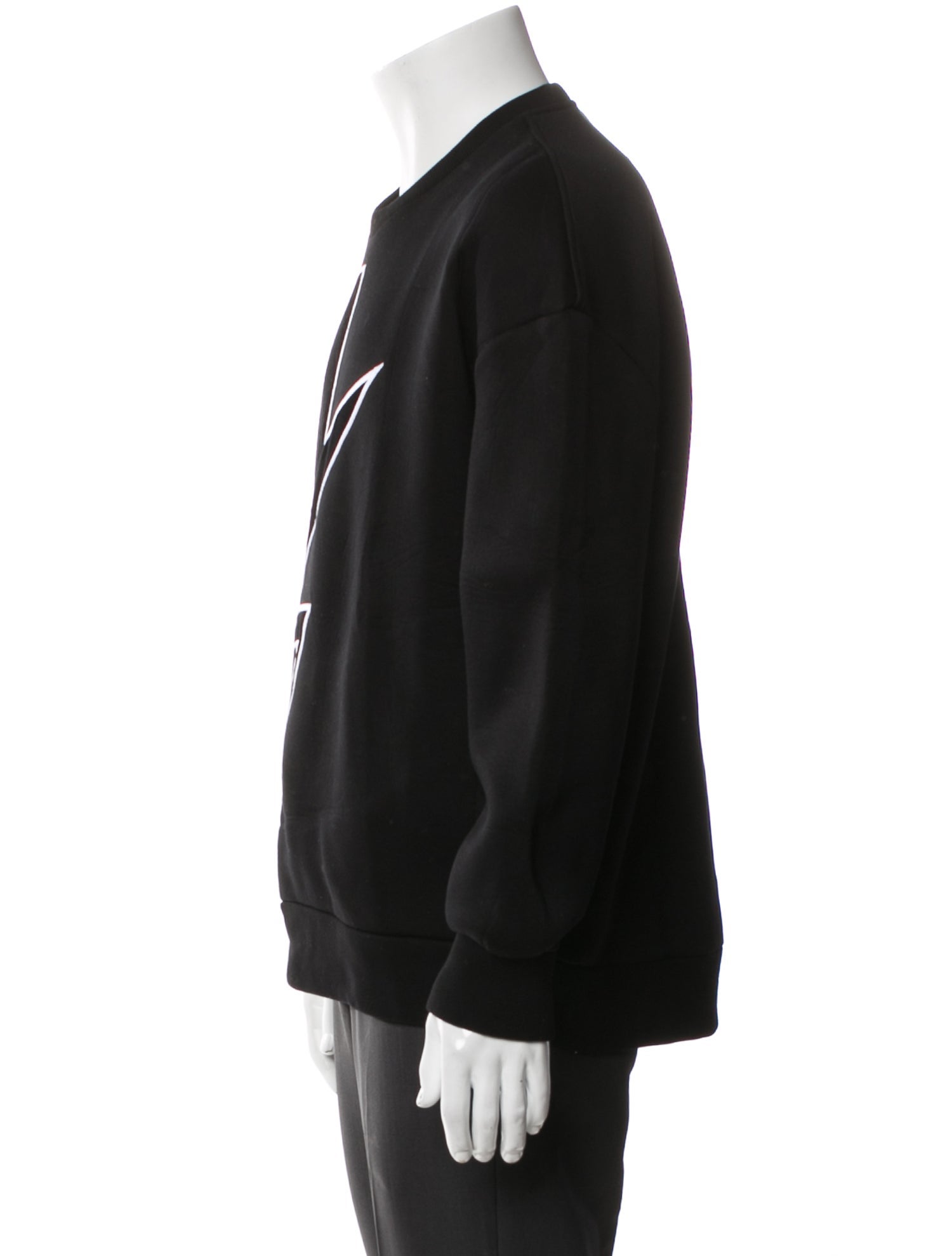 Neil Barrett Graphic Print Crew Neck Sweatshirt