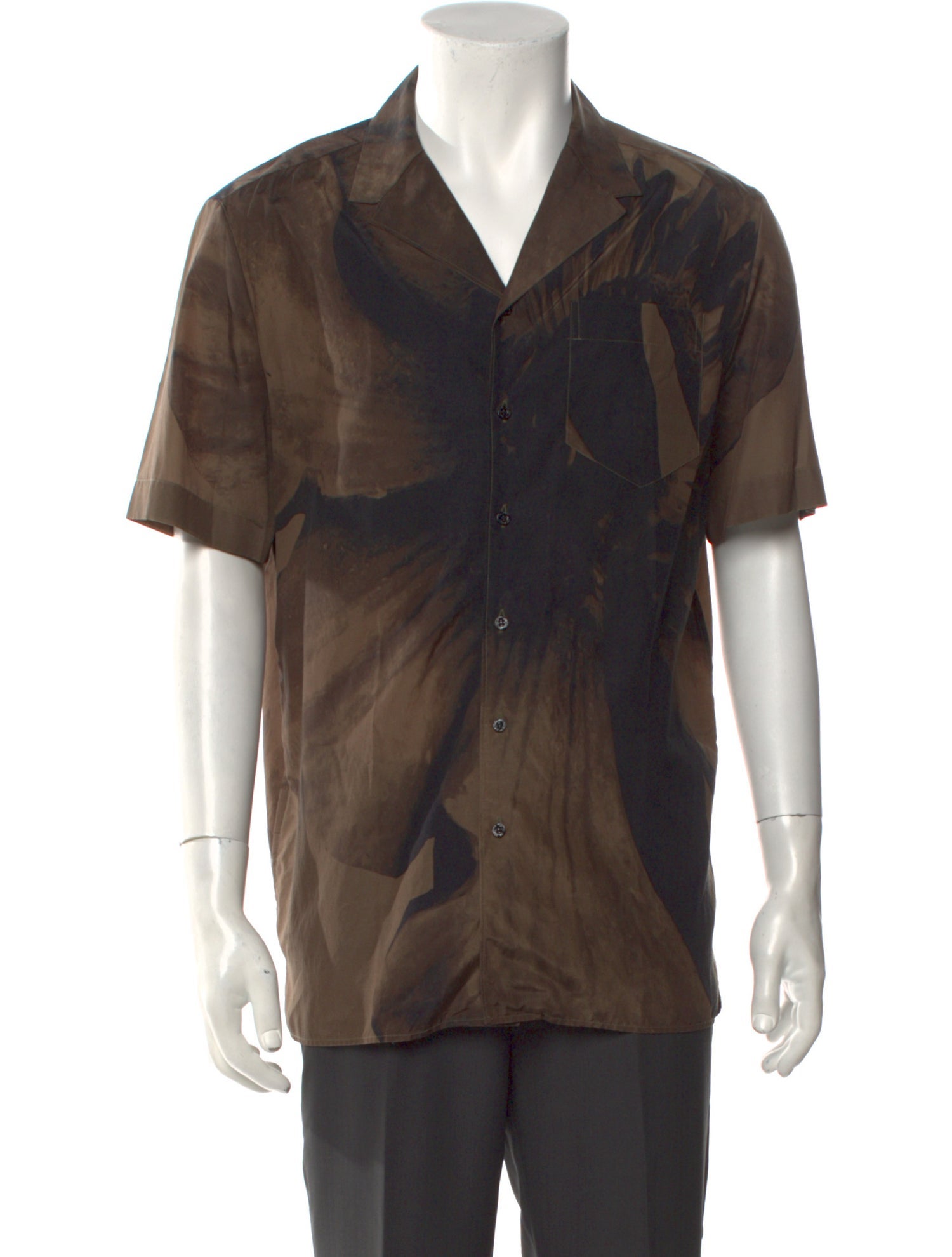 Neil Barrett Printed Short Sleeve Shirt