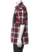 Neil Barrett Plaid Print Short Sleeve Shirt