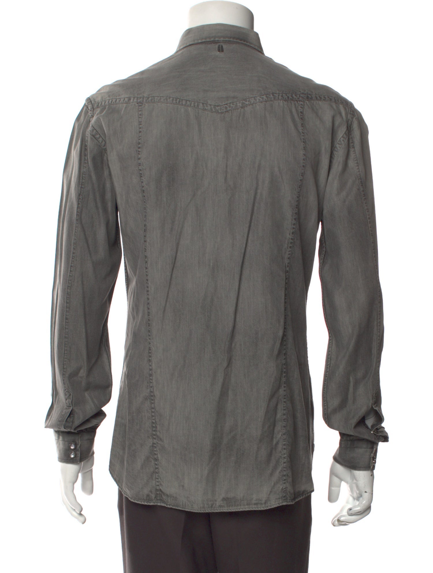 Neil Barrett Long Sleeve Denim Shirt