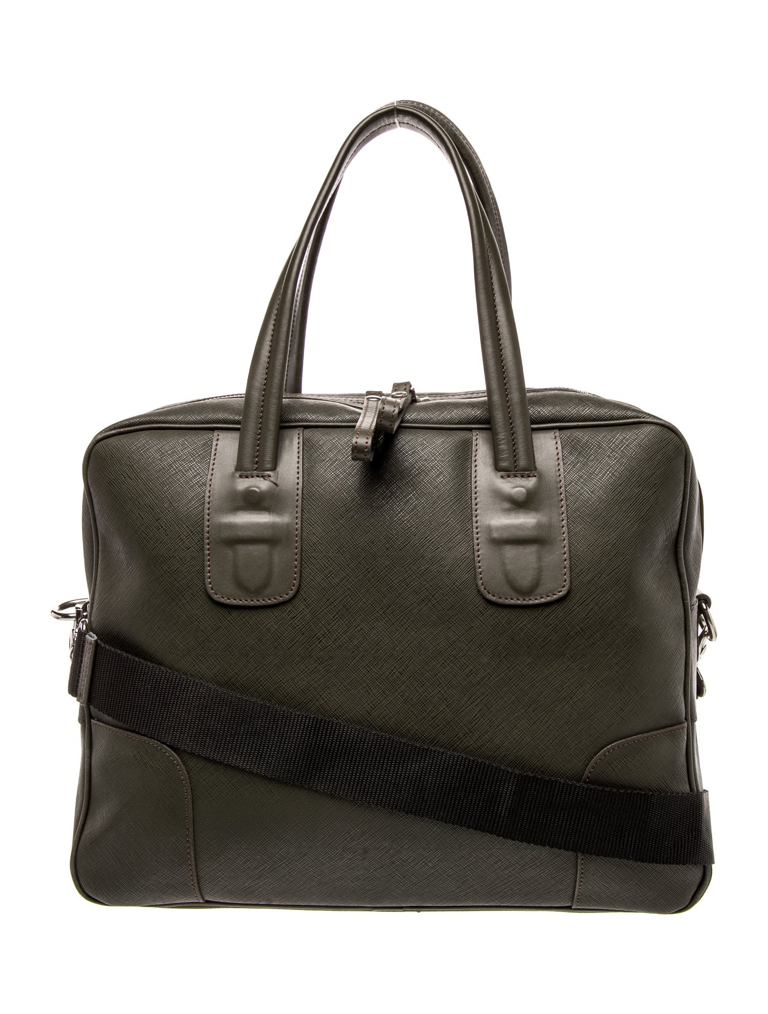 Neil Barrett Saffiano Leather Briefcase