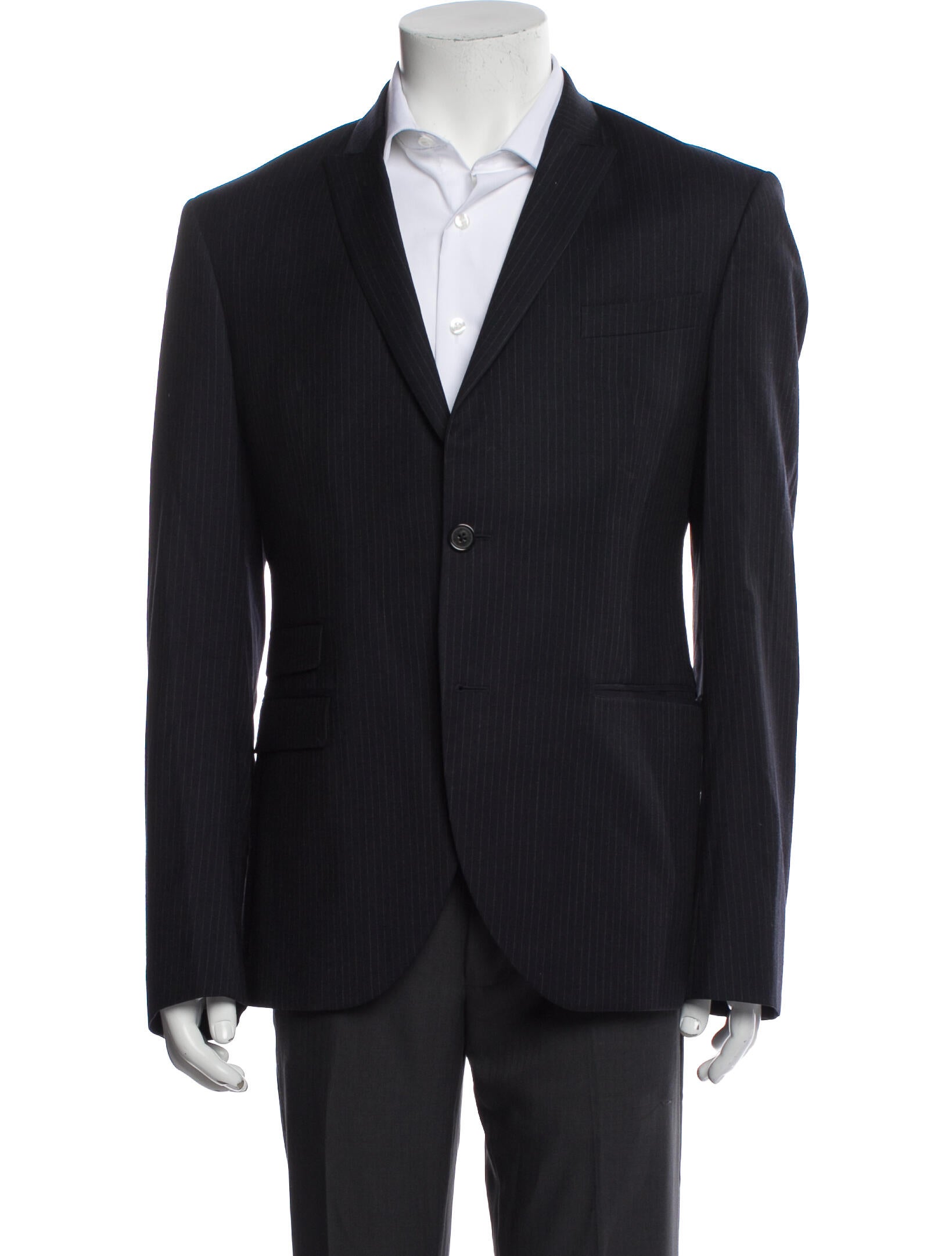Neil Barrett Virgin Wool Striped Blazer