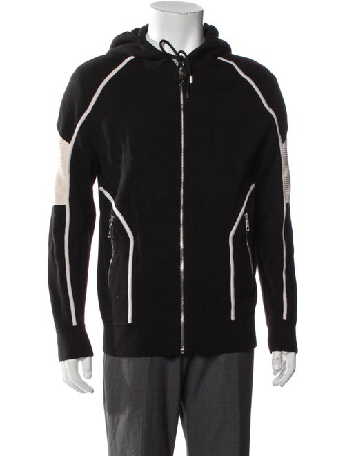 Neil Barrett Merino Wool Striped Hoodie