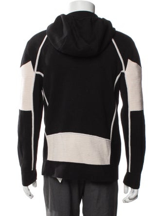 Neil Barrett Merino Wool Striped Hoodie