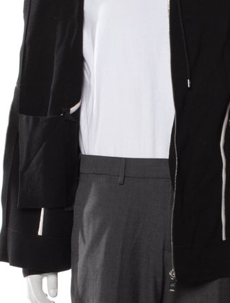 Neil Barrett Merino Wool Striped Hoodie