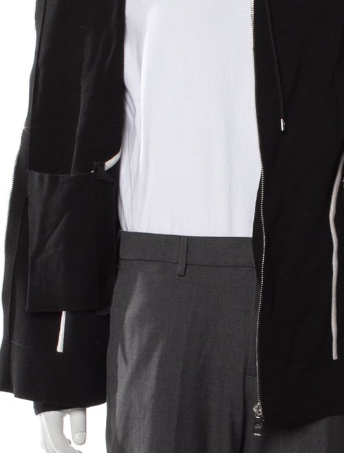 Neil Barrett Merino Wool Striped Hoodie