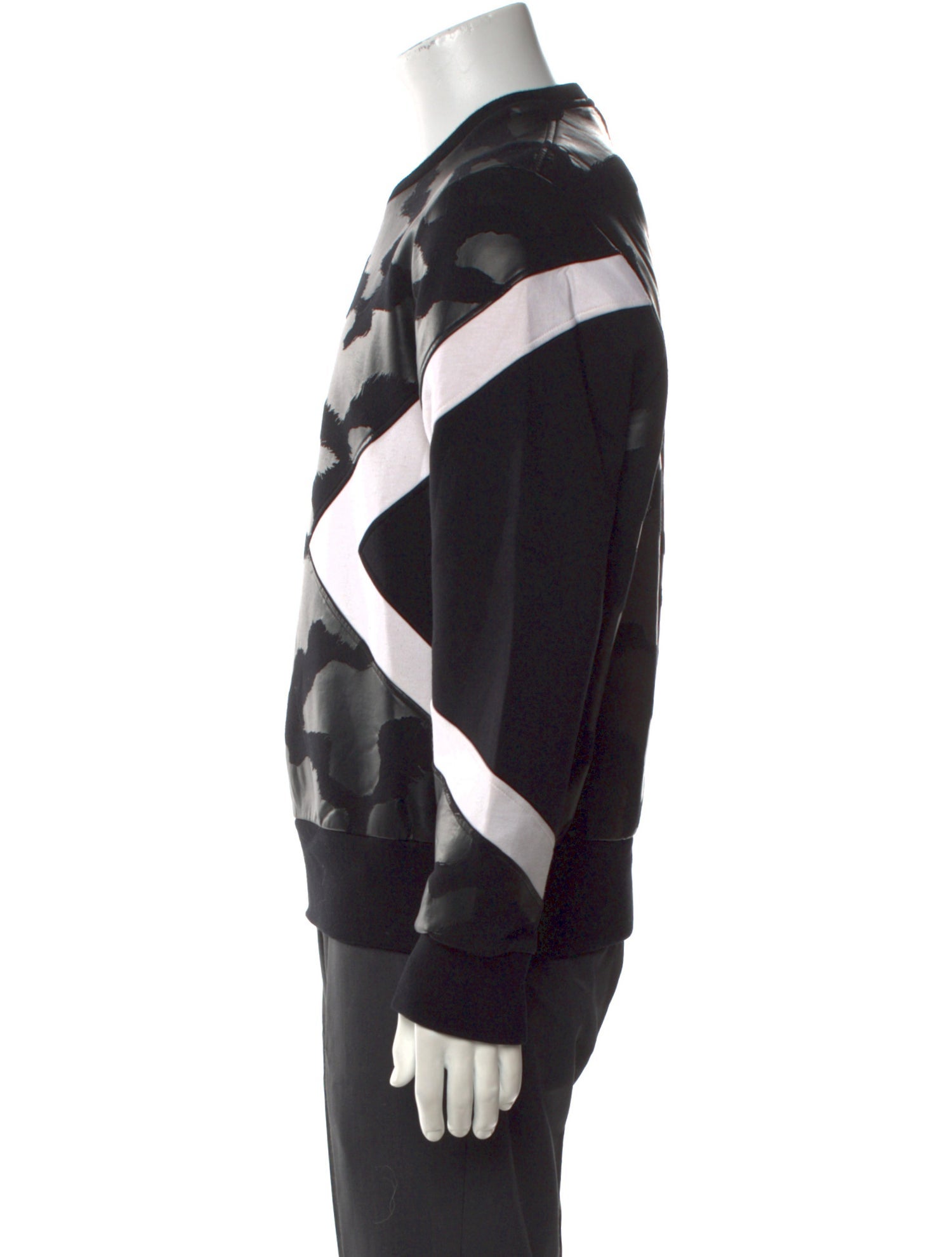 Neil Barrett Graphic Print Crew Neck Sweatshirt