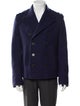 Neil Barrett Virgin Wool Peacoat