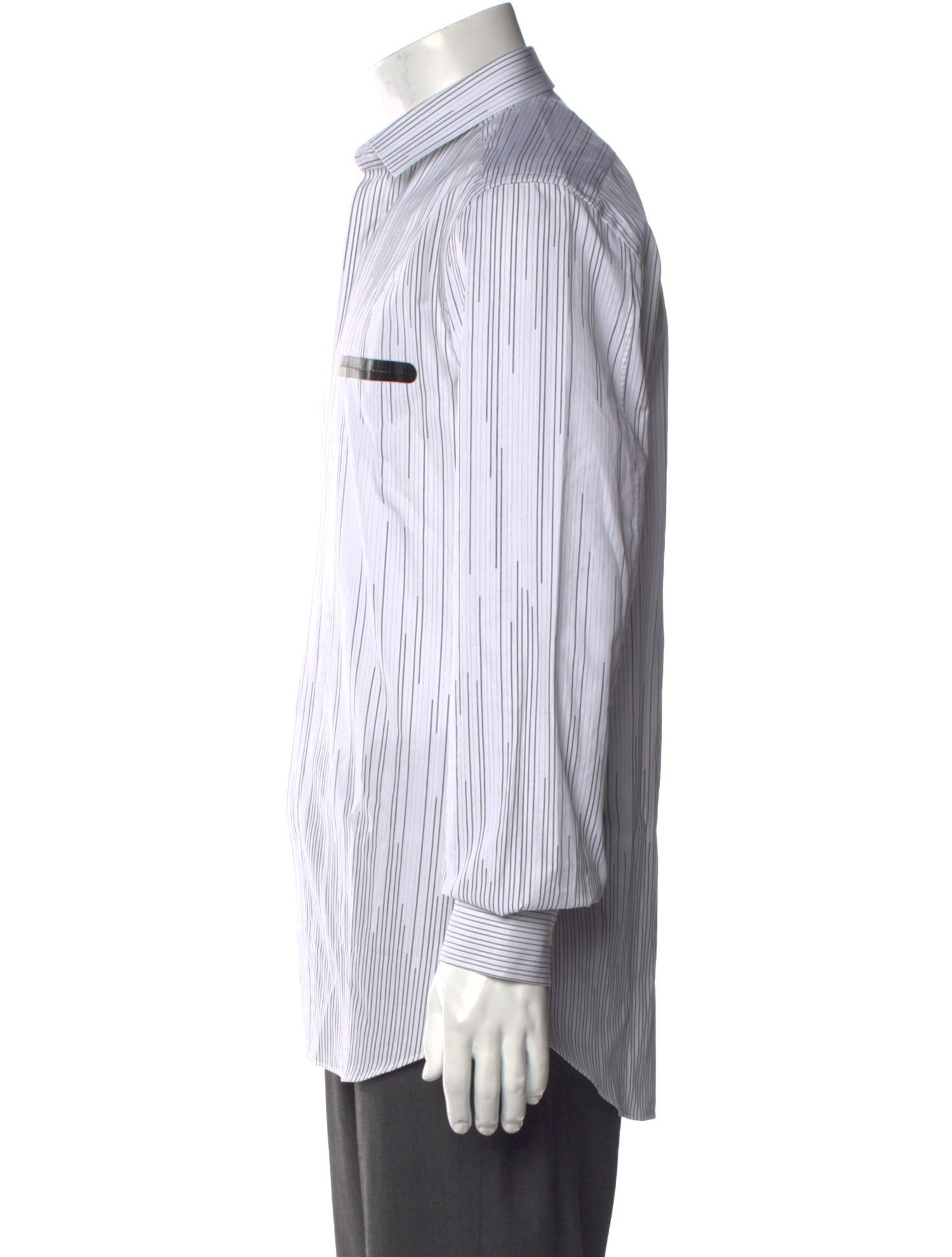 Neil Barrett Striped Long Sleeve Shirt w/ Tags