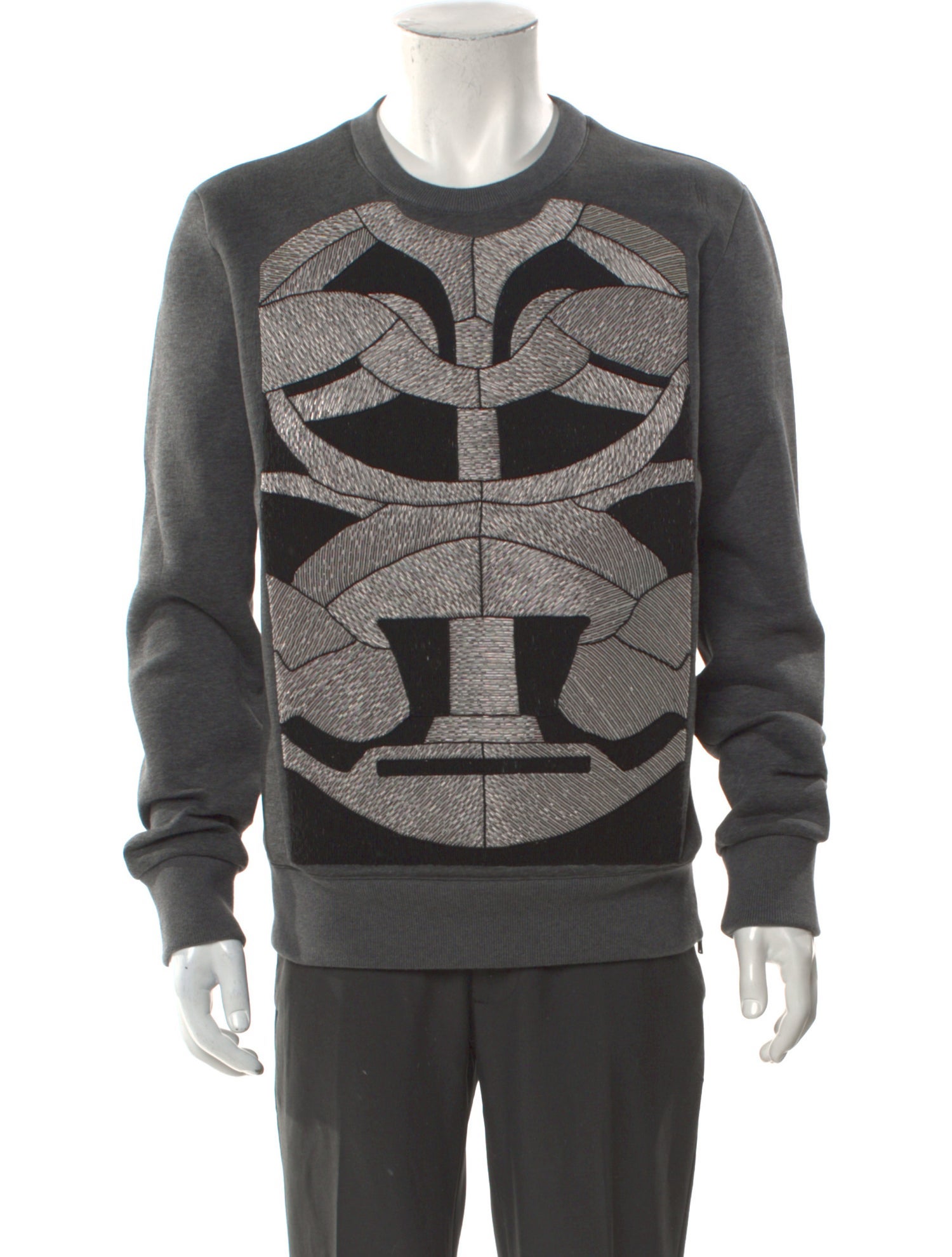 Neil Barrett Graphic Print Crew Neck Pullover