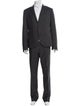 Neil Barrett Virgin Wool Plaid Print Two-Piece Suit