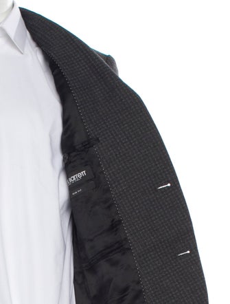 Neil Barrett Virgin Wool Plaid Print Two-Piece Suit