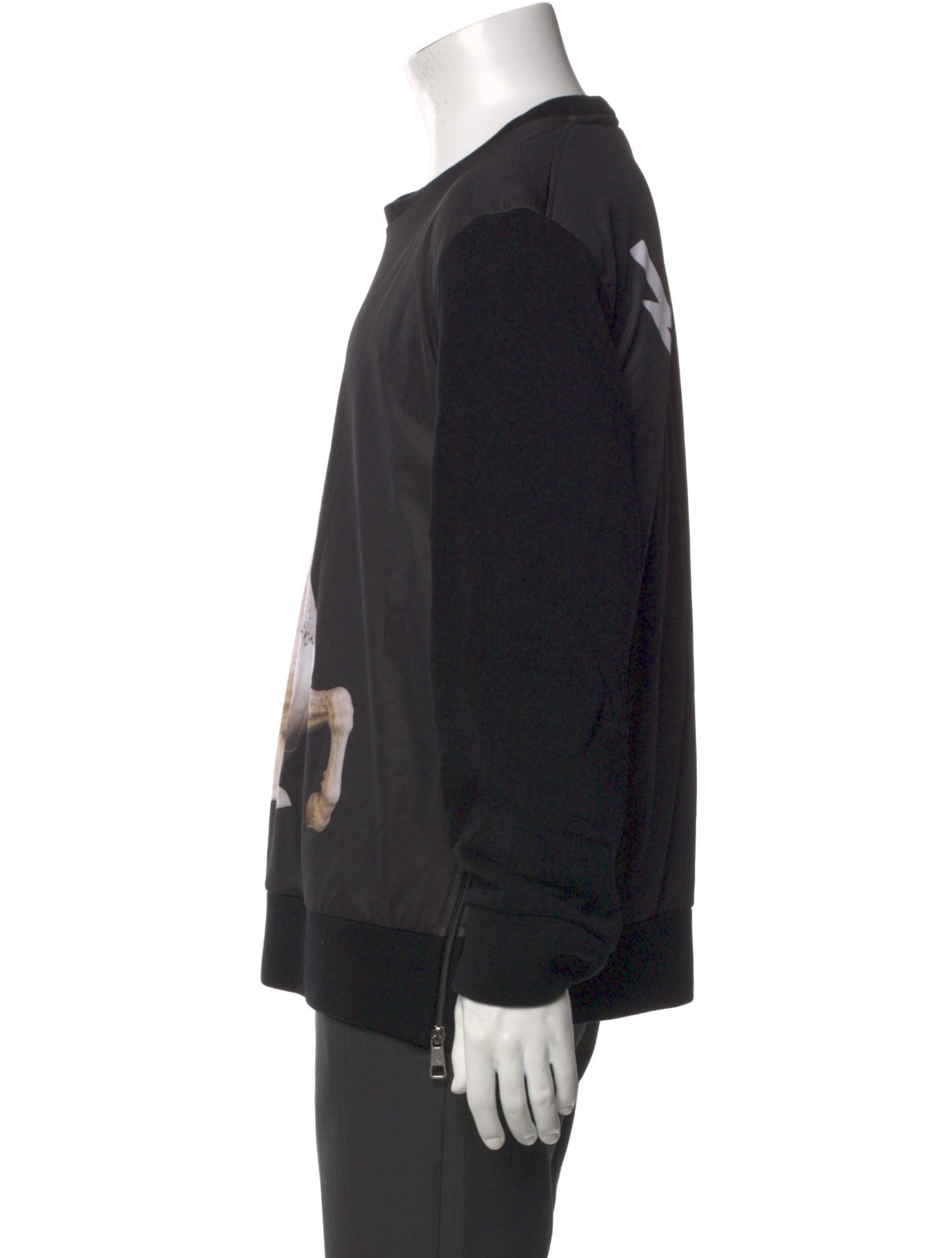 Neil Barrett Graphic Print Crew Neck Sweatshirt