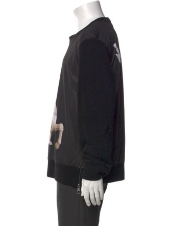 Neil Barrett Graphic Print Crew Neck Sweatshirt