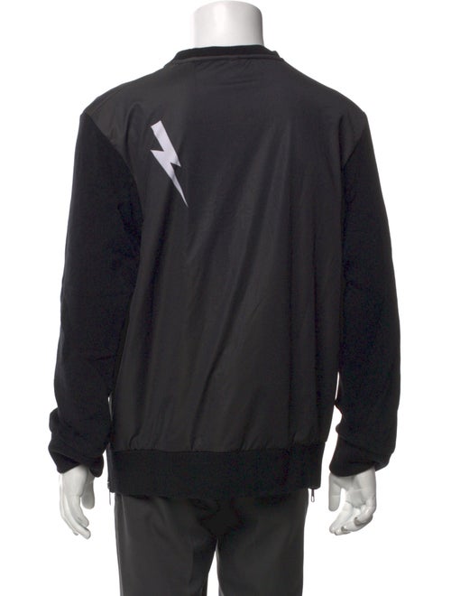 Neil Barrett Graphic Print Crew Neck Sweatshirt