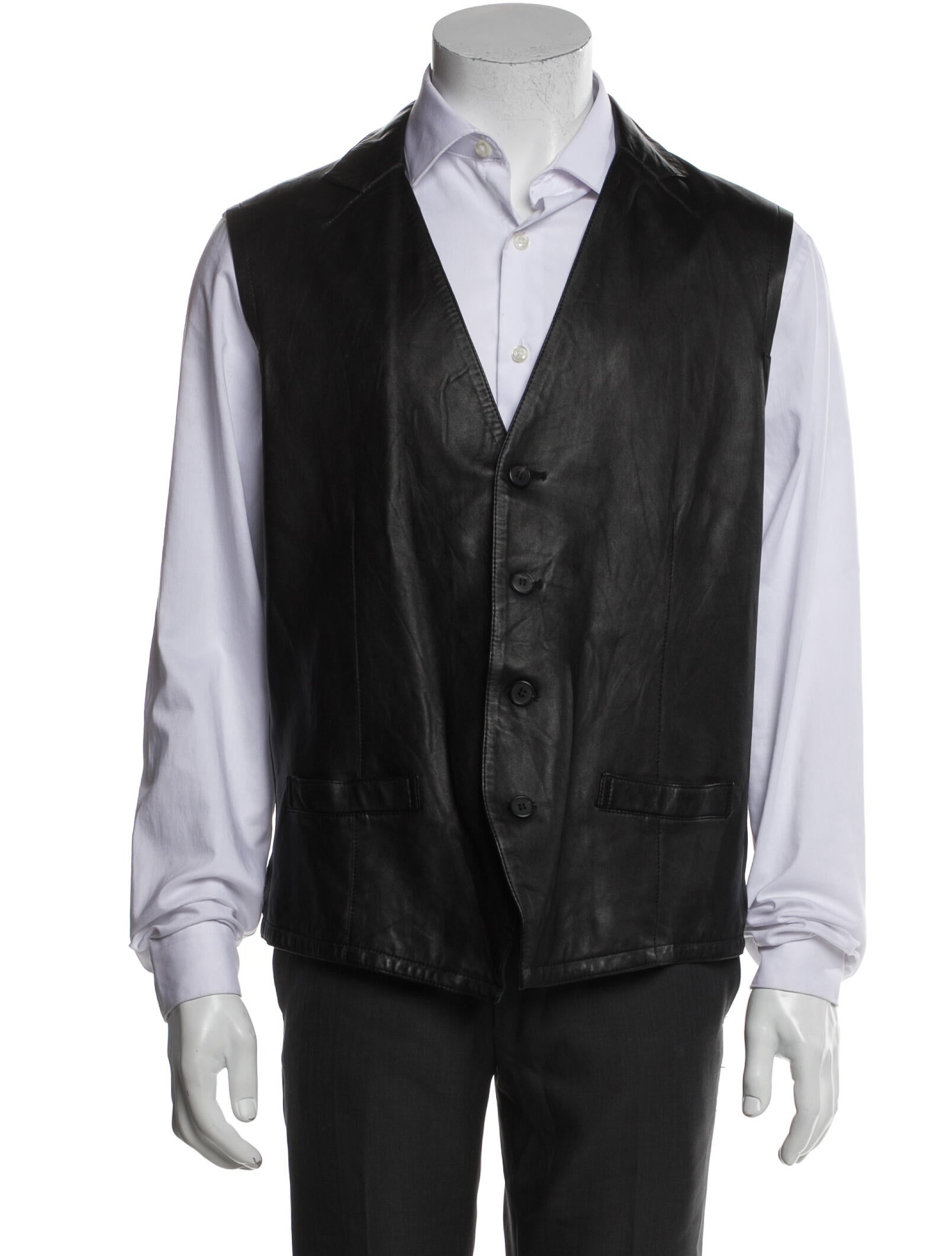 Neil Barrett Leather Vest