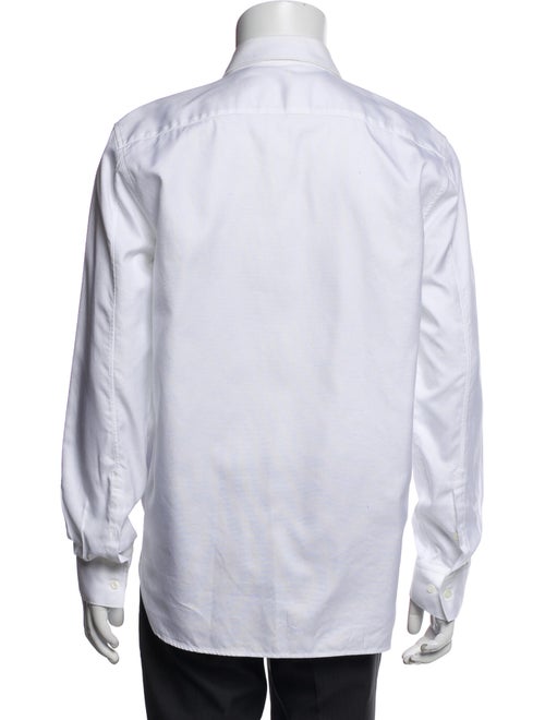 Neil Barrett Graphic Print Long Sleeve Tuxedo Shirt
