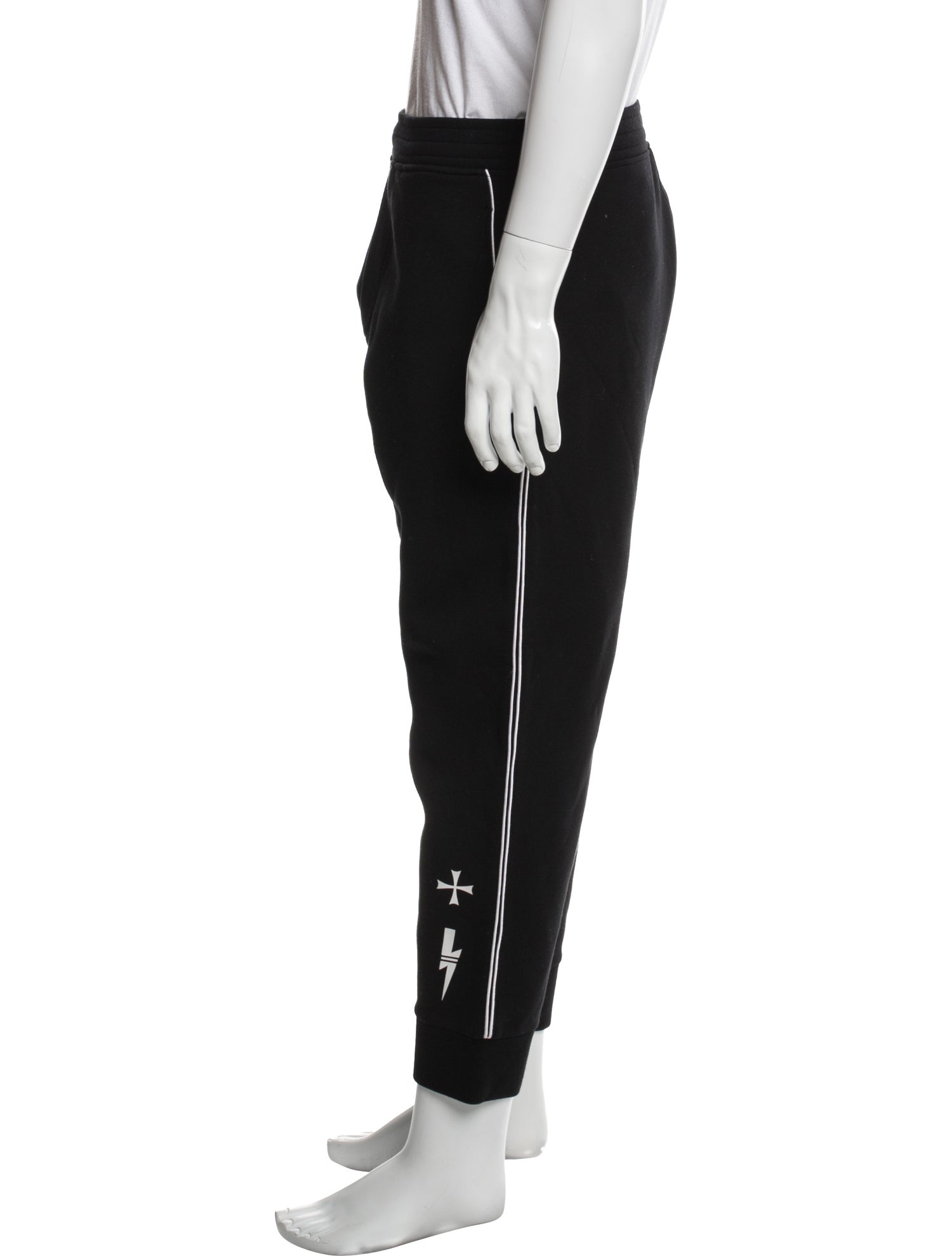 Neil Barrett Graphic Print Lounge Bottoms