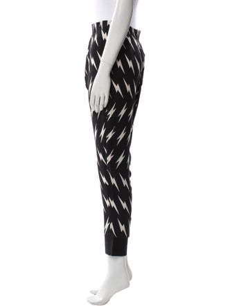 Neil Barrett Silk Skinny Leg Pants