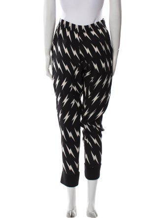 Neil Barrett Silk Skinny Leg Pants