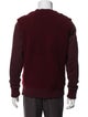 Neil Barrett Leather Crew Neck Sweatshirt