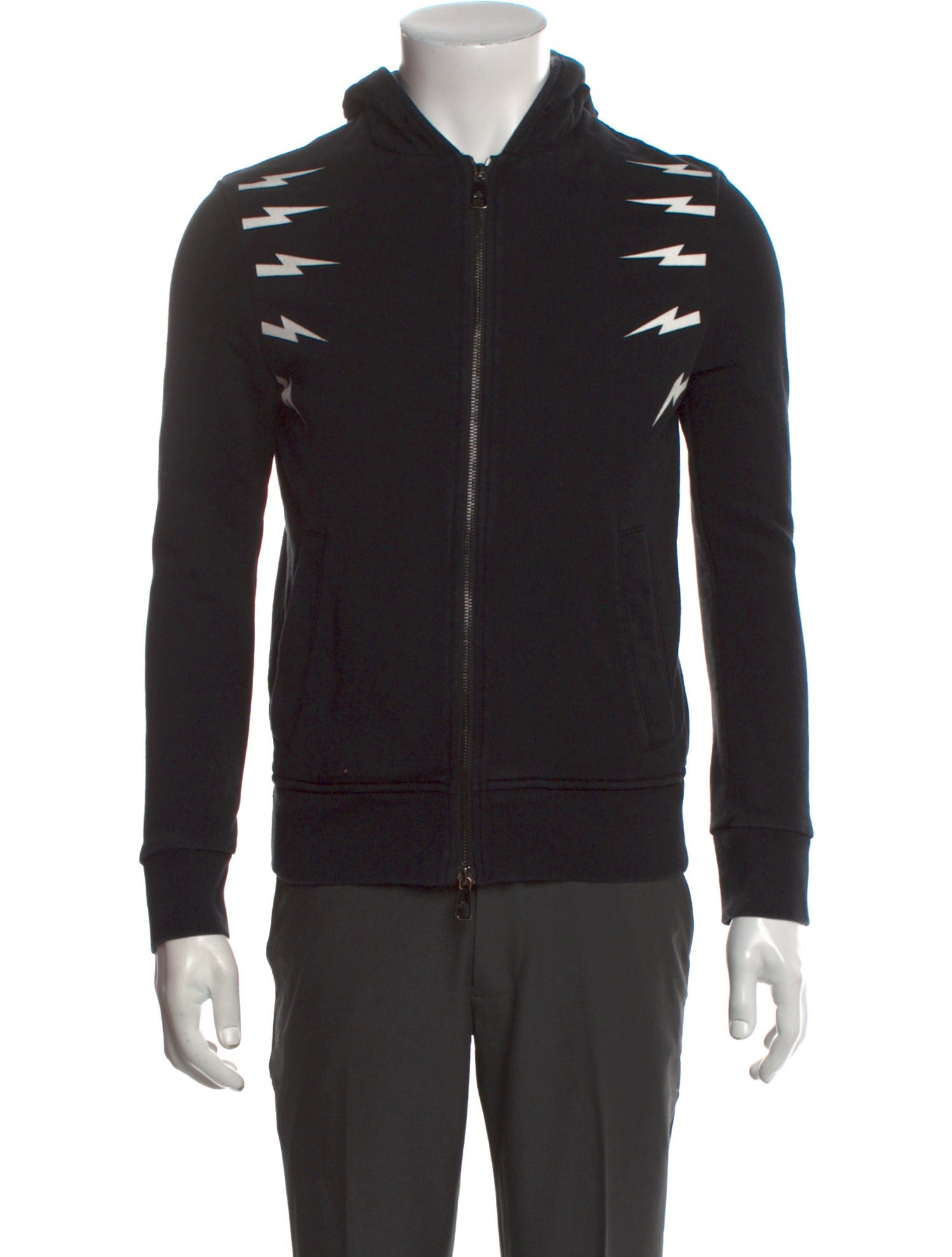 Neil Barrett Crew Neck Long Sleeve Hoodie