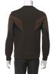 Neil Barrett Colorblock Pattern Crew Neck Sweatshirt