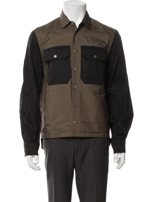 Neil Barrett Colorblock Pattern Utility Jacket