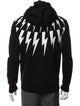 Neil Barrett Graphic Print Crew Neck Hoodie