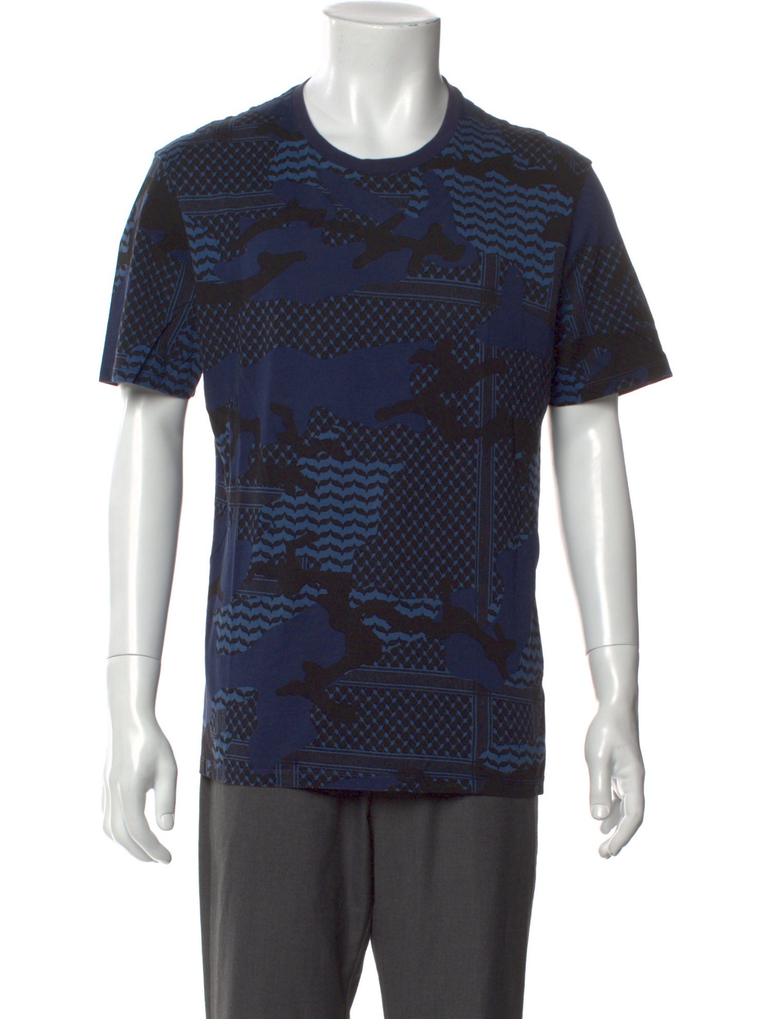 Neil Barrett Graphic Print Short Sleeve Shirt