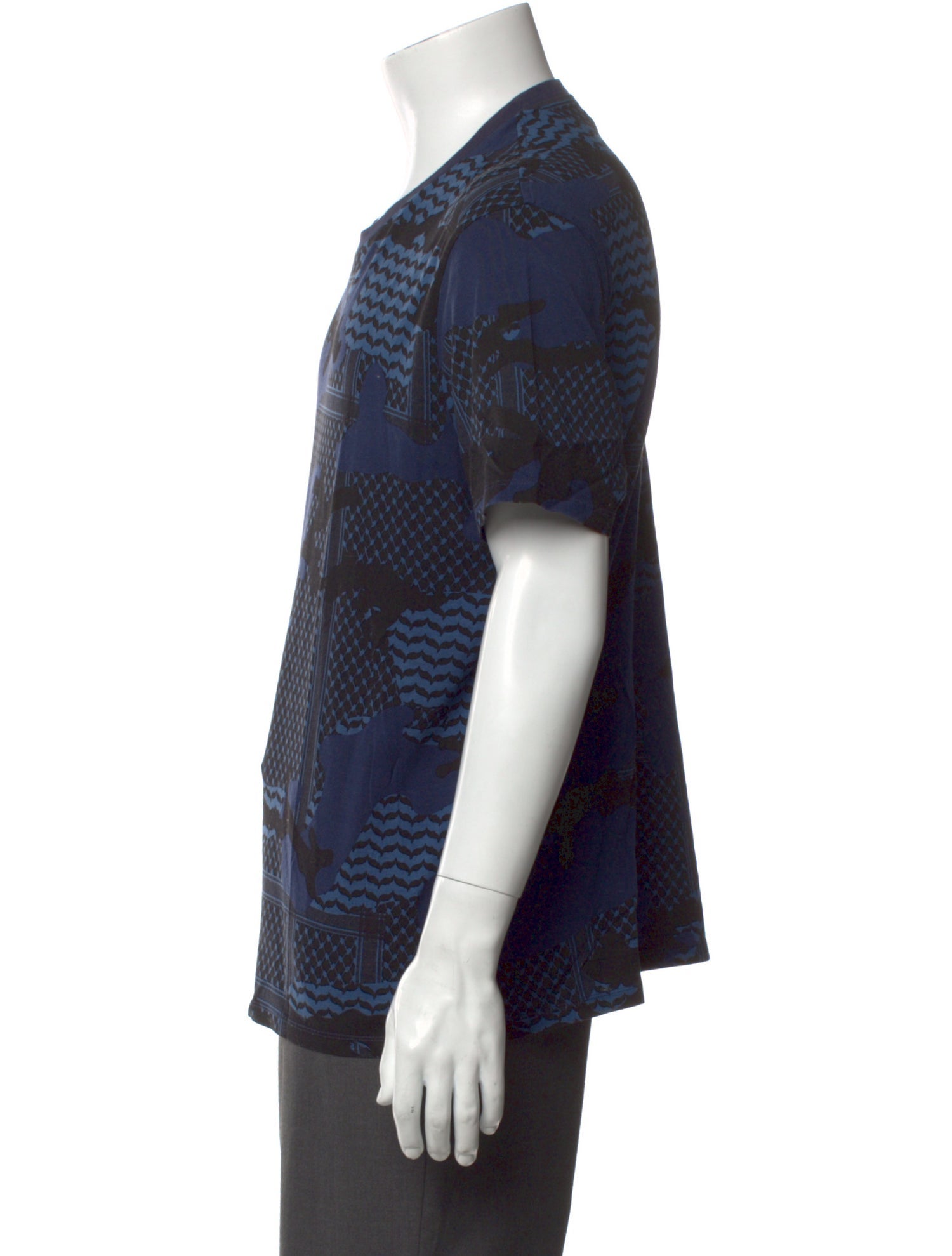 Neil Barrett Graphic Print Short Sleeve Shirt