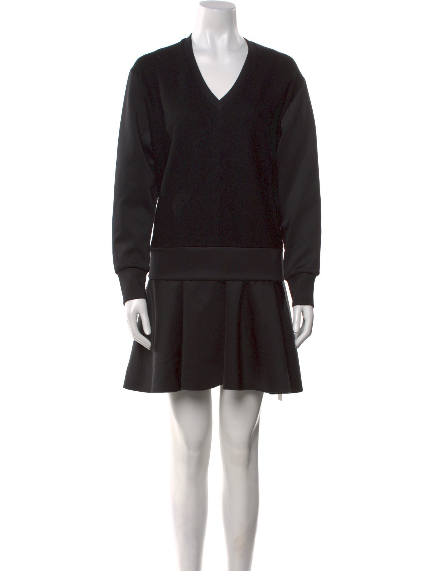 Neil Barrett V-Neck Mini Dress