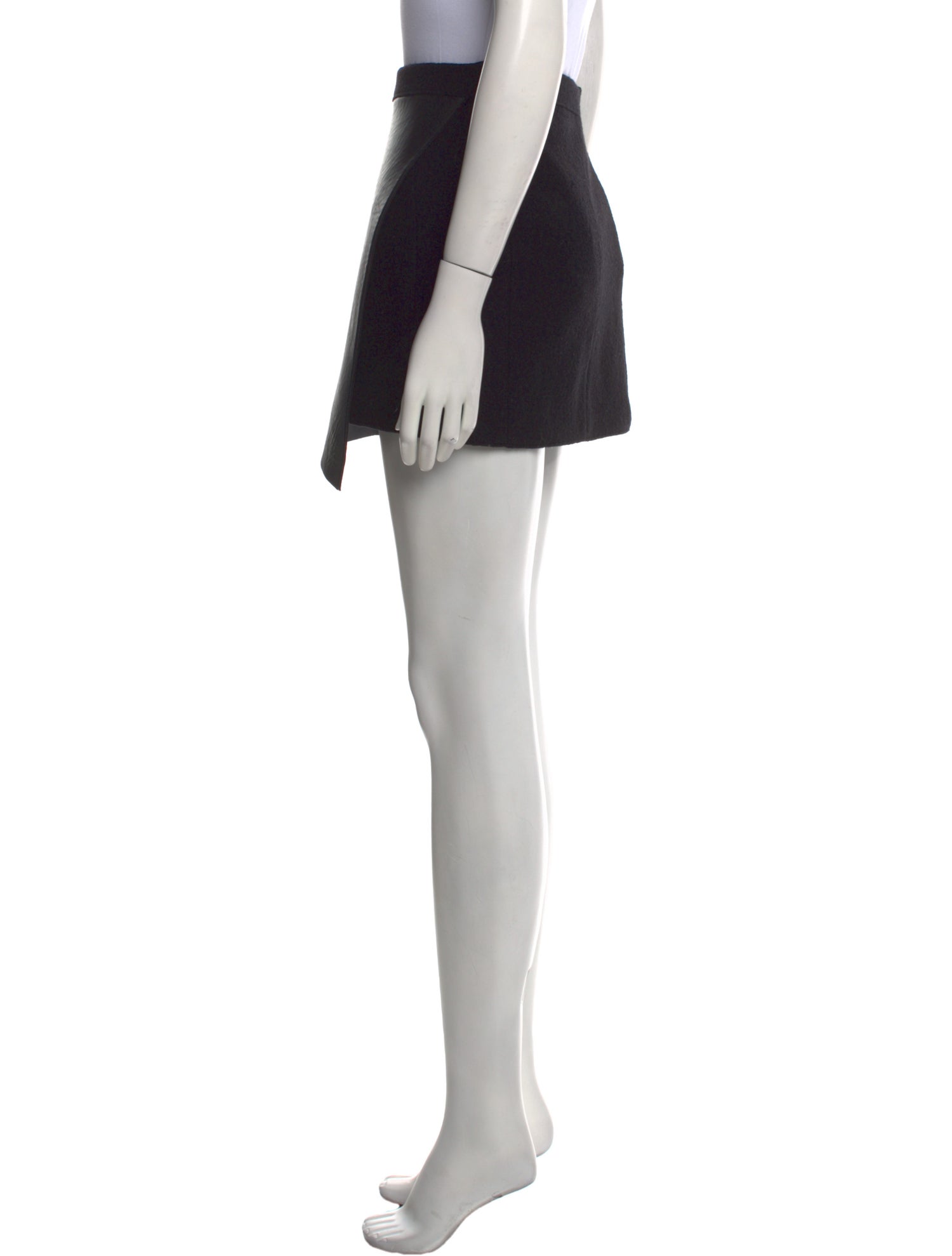 Neil Barrett Wool Mini Skirt