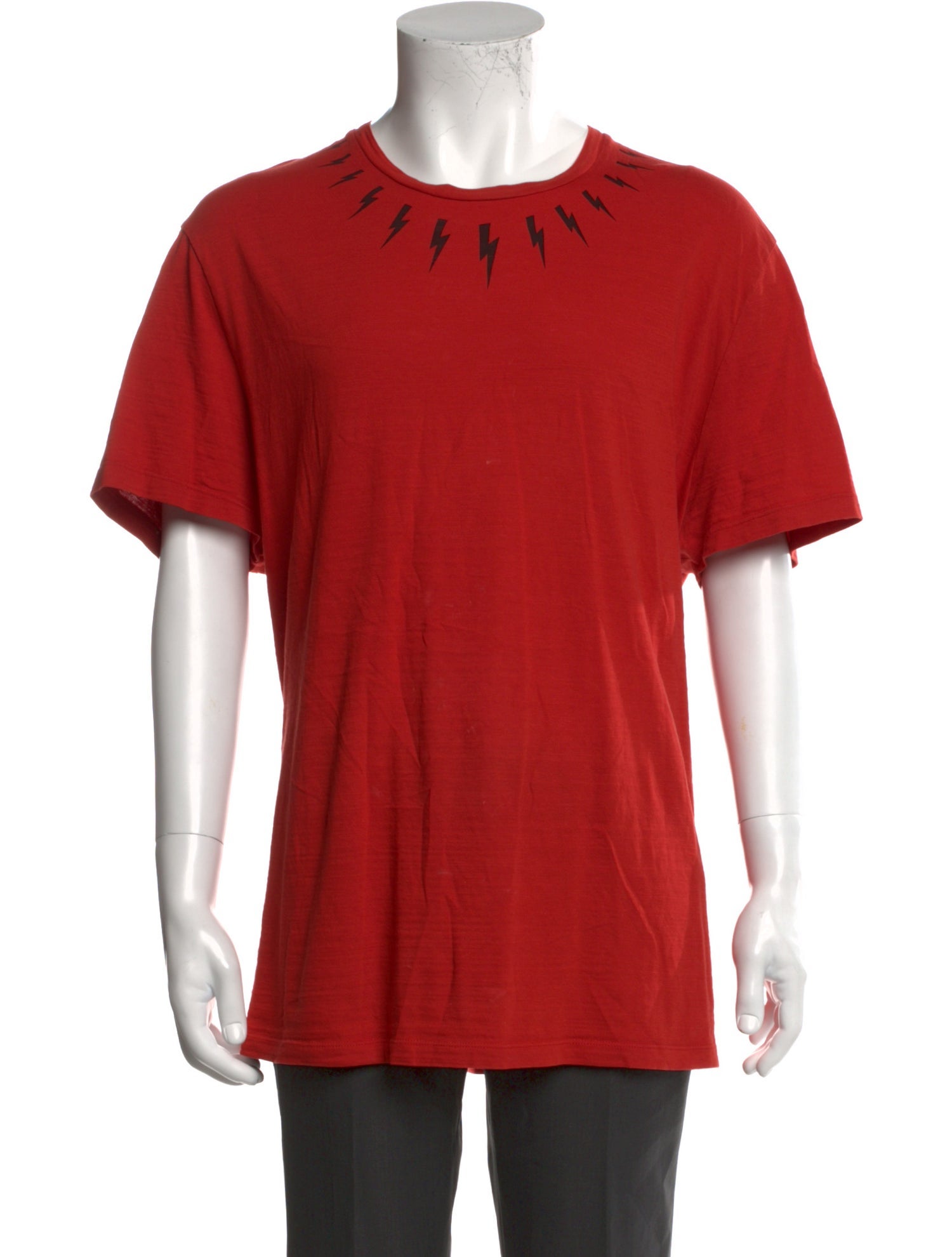 Neil Barrett Graphic Print Crew Neck T-Shirt