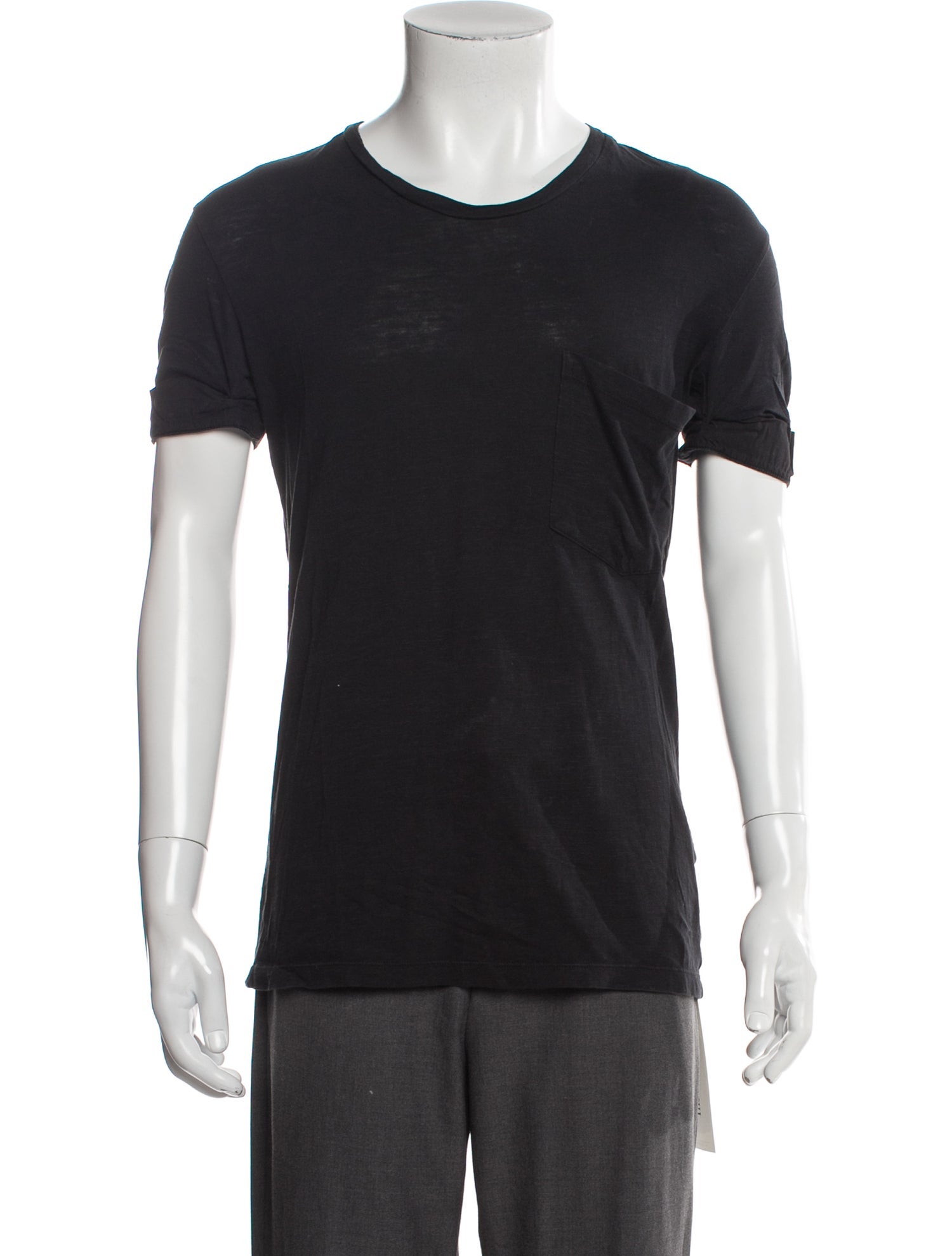 Neil Barrett Scoop Neck Short Sleeve T-Shirt