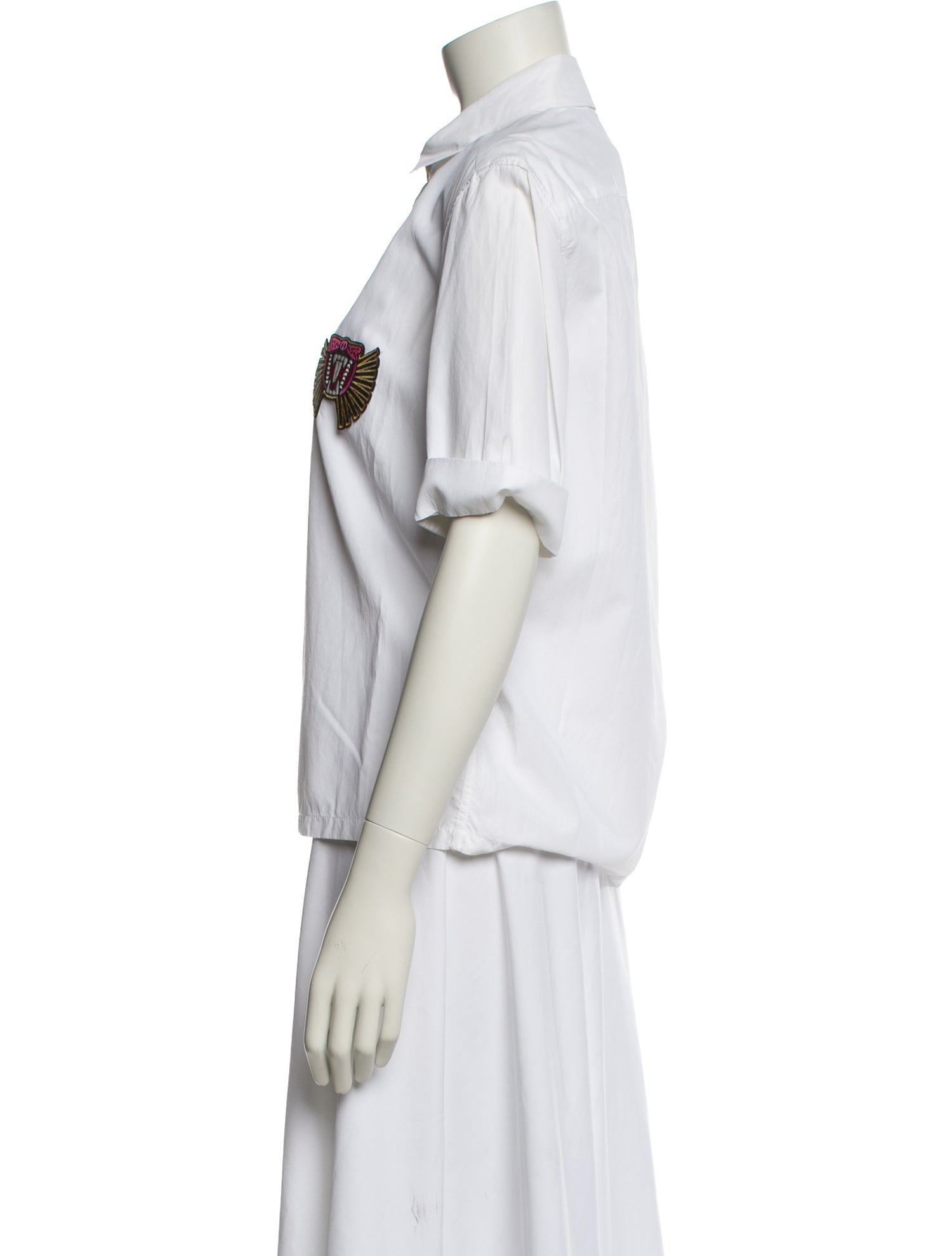 Neil Barrett Short Sleeve Button-Up Top