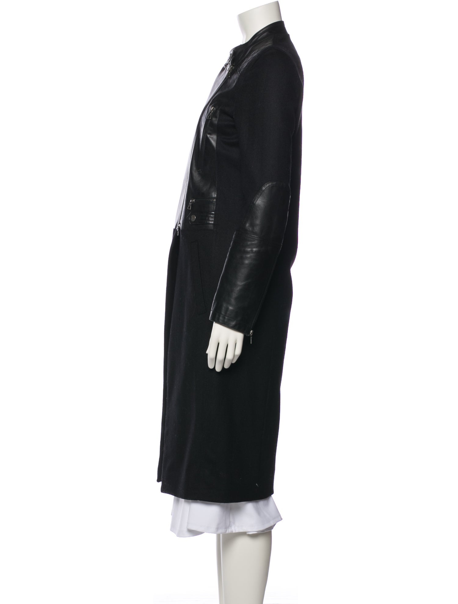 Neil Barrett Leather Trench Coat
