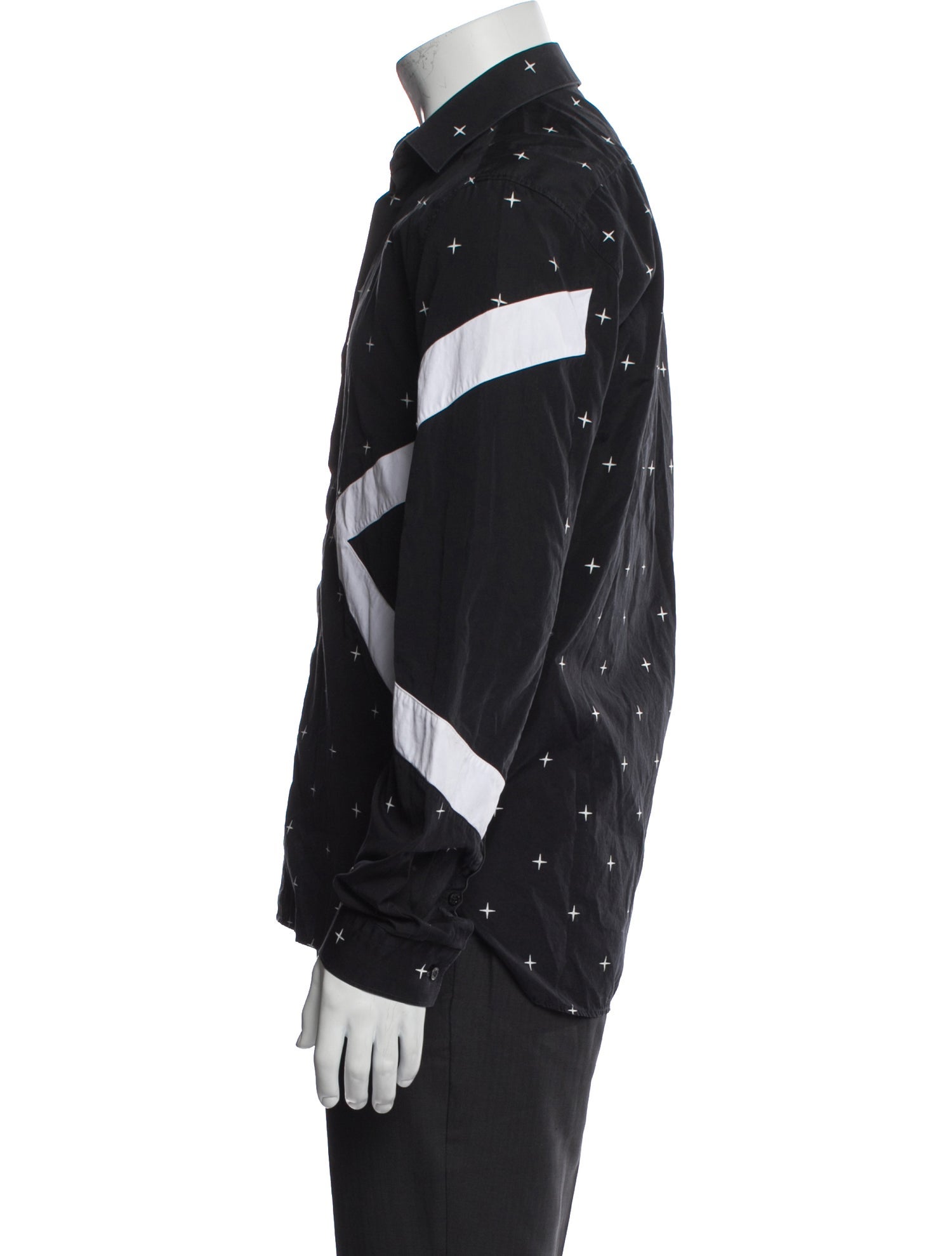 Neil Barrett Printed Long Sleeve Shirt