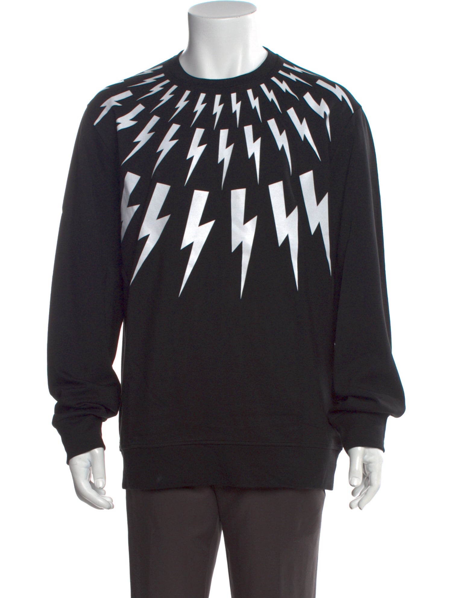 Neil Barrett Graphic Print Crew Neck Pullover