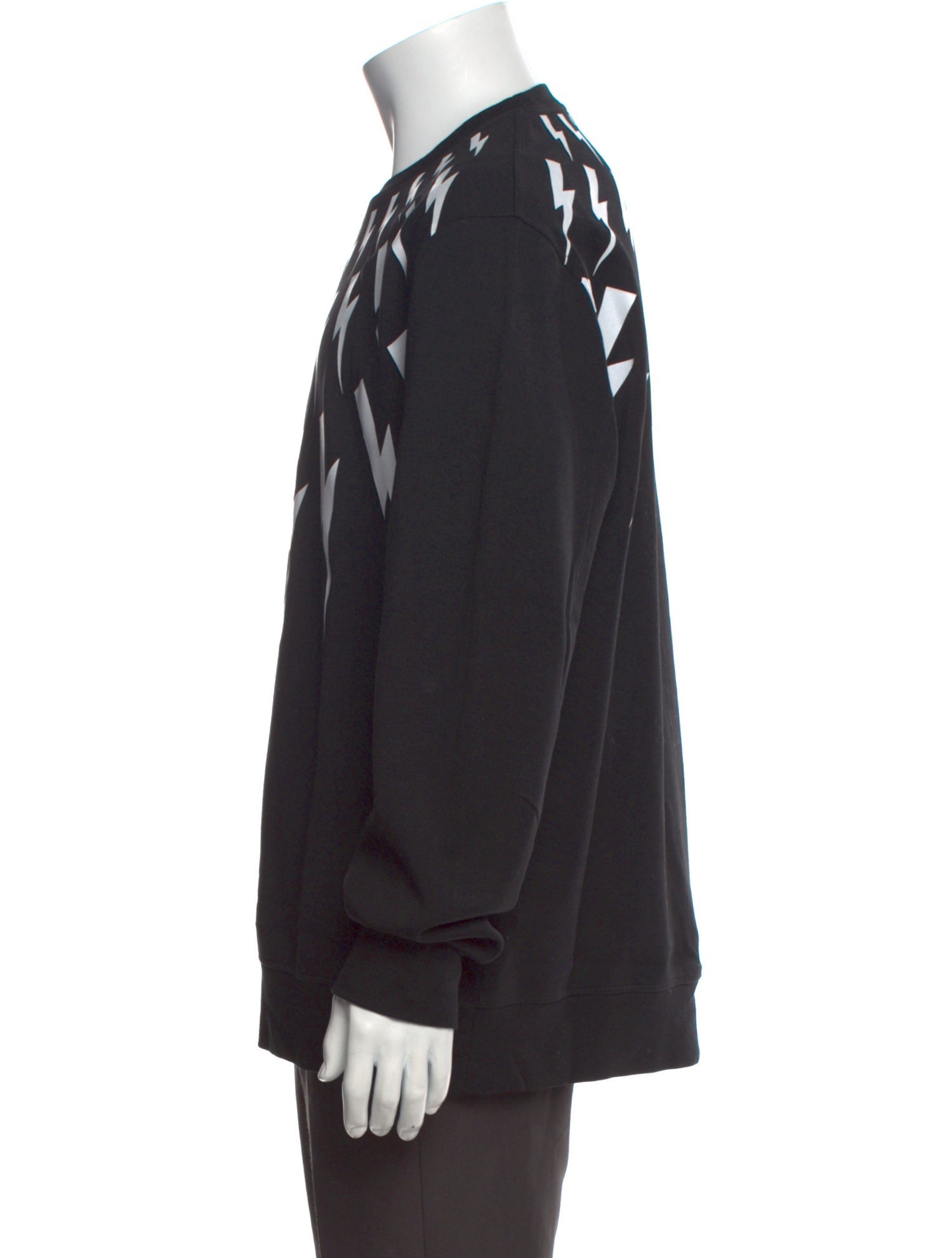 Neil Barrett Graphic Print Crew Neck Pullover