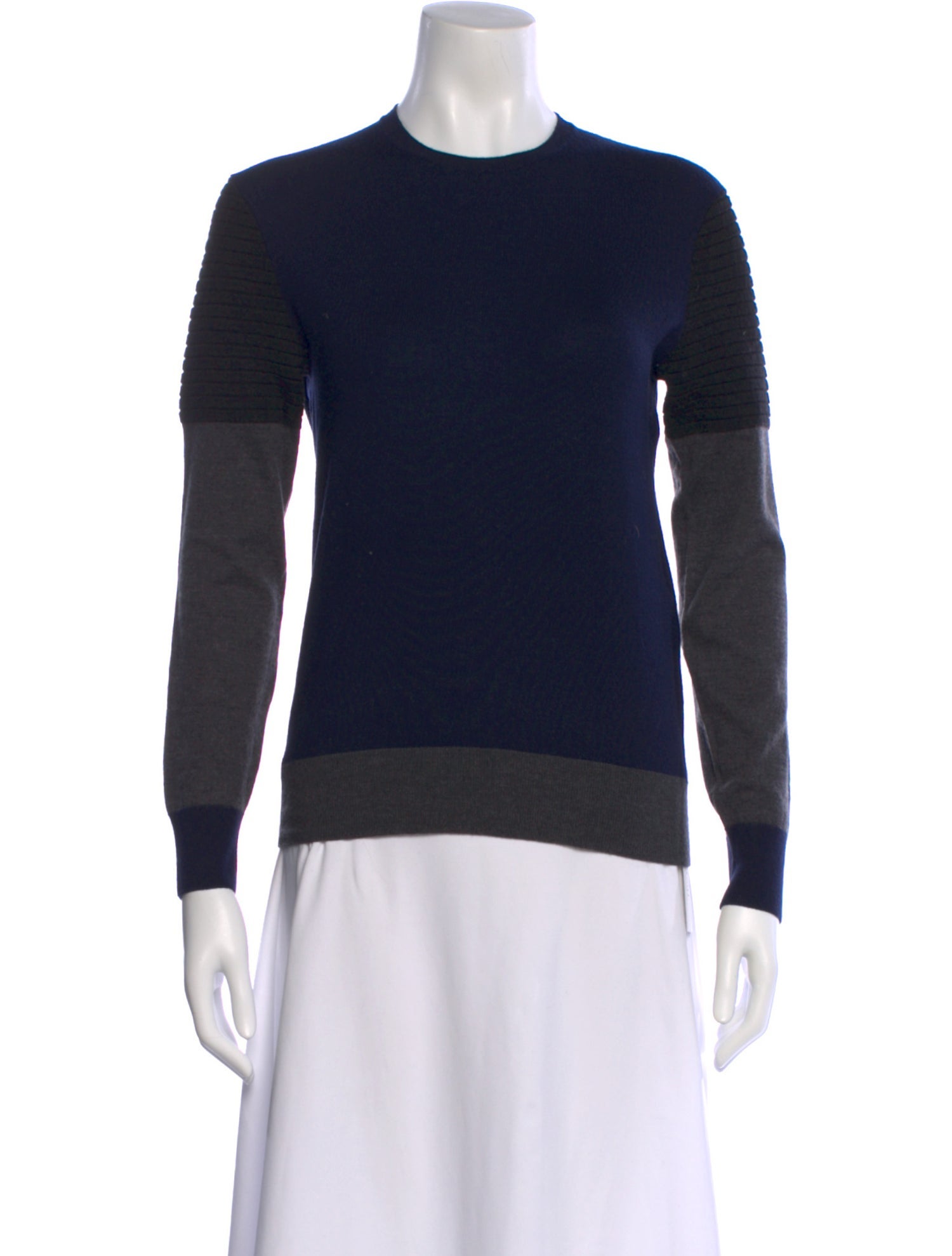 Neil Barrett Merino Wool Crew Neck Sweater