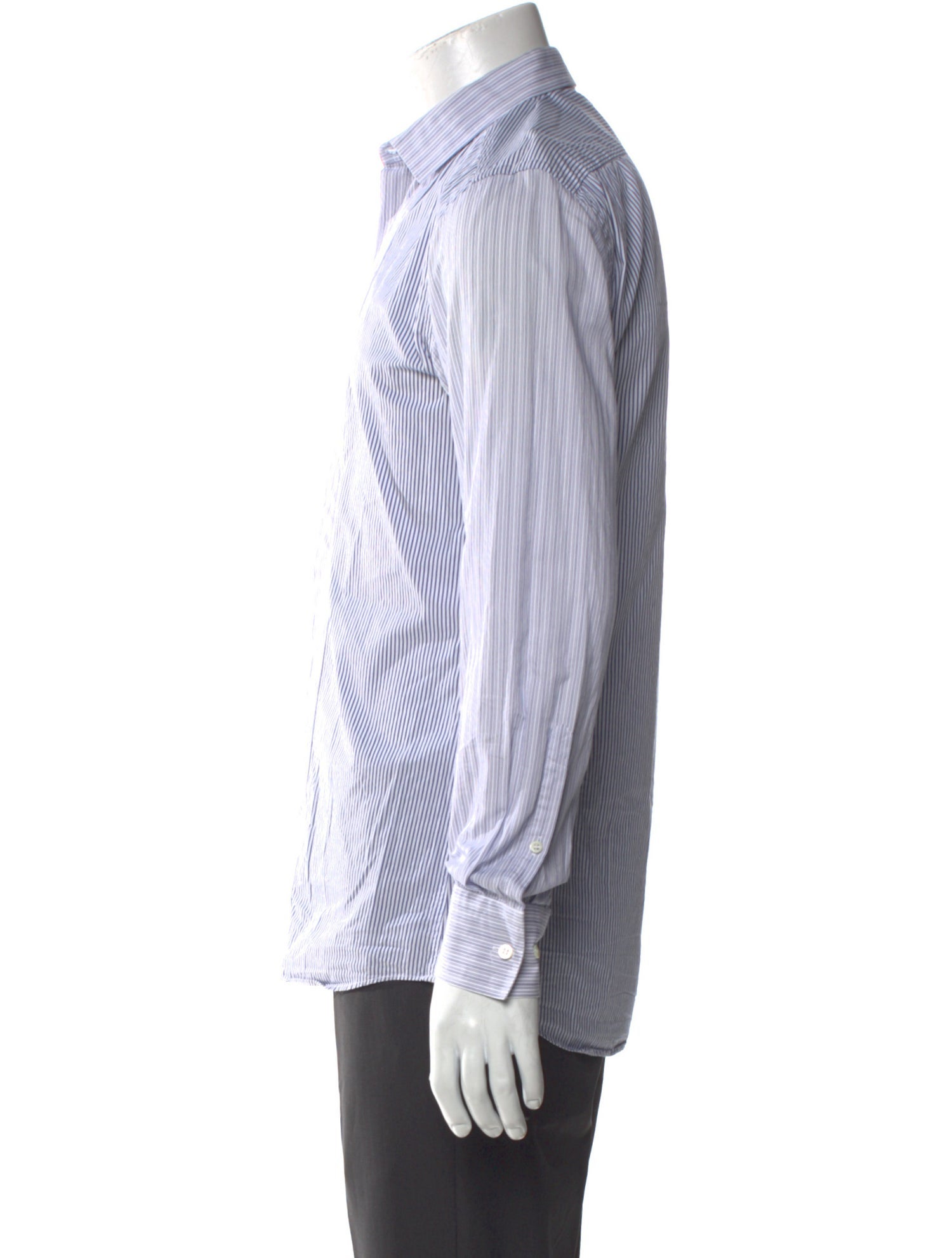 Neil Barrett Striped Long Sleeve Shirt