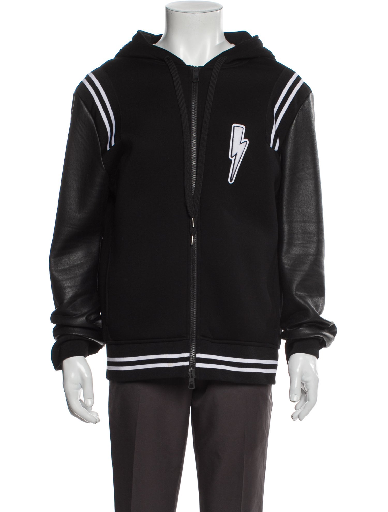 Neil Barrett Striped Varsity Jacket